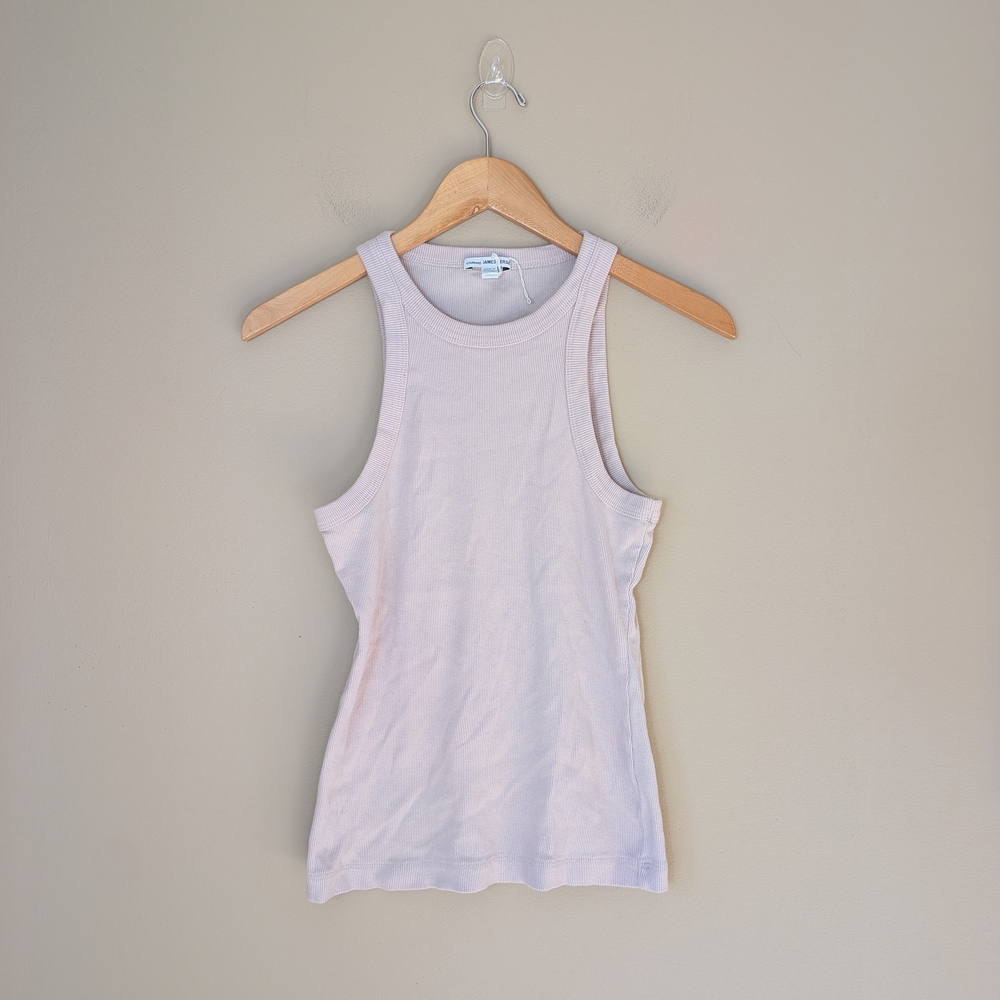 James Perse Light Cream Tank Top